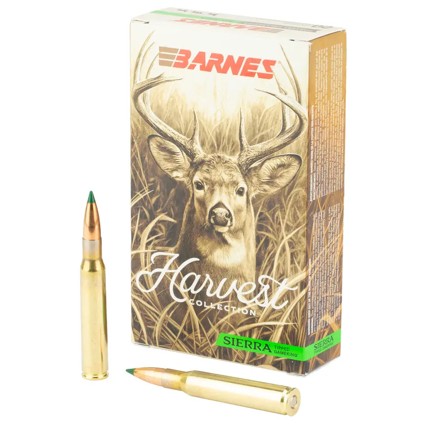 Barnes Harvest 30-06 Springfield 180GR Tipped Game King Ammunition – 20 Rounds - 1