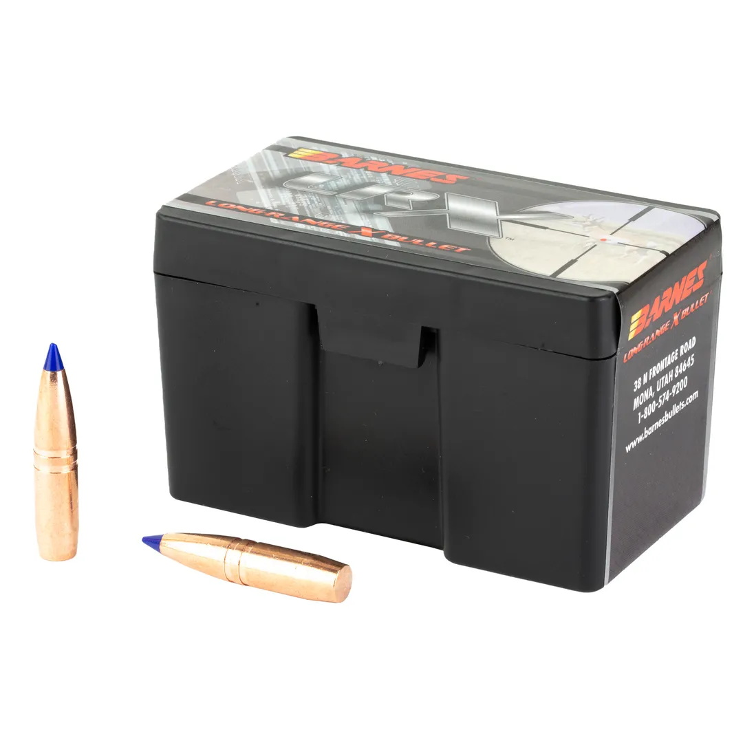 Barnes LRX .308 190GR Boat Tail Bullets 50ct – Long-Range X, Nonlead, 30 Caliber Reloading Supplies