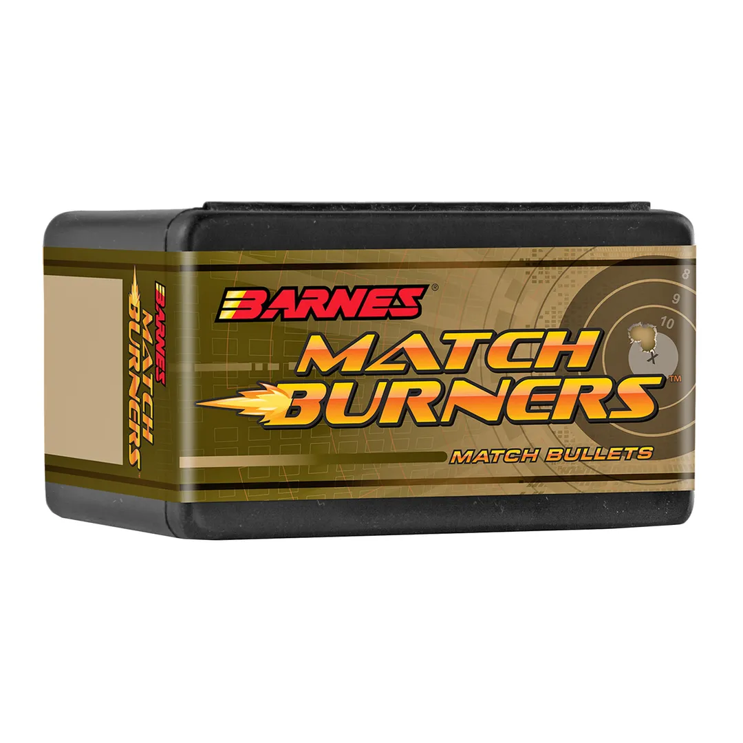 Barnes Match Burner .243 112gr BT Bullets 100ct – 6mm/243 Winchester Reloading Supplies