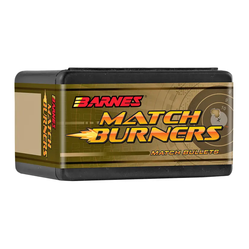Barnes Match Burner .243 112gr BT Bullets 100ct – 6mm/243 Winchester Reloading Supplies - 1