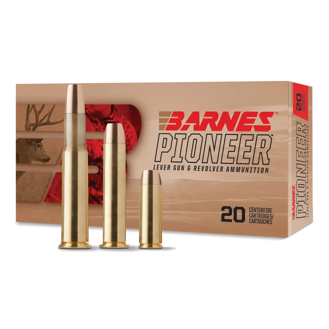 Barnes Pioneer 357 Magnum 140 Grain TSX Flat Nose Ammunition – 20 Rounds