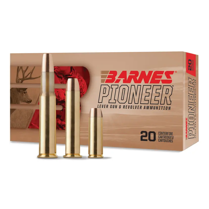 Barnes Pioneer 45-70 Government 400 Grain Copper Soft Point Ammunition – 20 Rounds - 1
