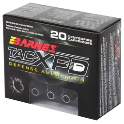 Barnes TAC-XPD 9mm+P 115gr Lead-Free Hollow Point Ammunition | 20 Rounds, California Certified - 3