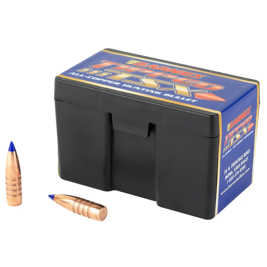 Barnes TTSX .308 150gr BT Bullets – 50ct, California Certified Nonlead, Ballistic Tip Boat Tail Reloading Supplies