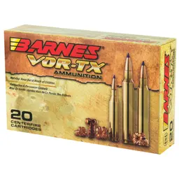Barnes VOR-TX 270 WIN 130gr TTSX BT Lead-Free Ammunition – 20 Rounds, California Certified - 3