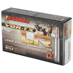 Barnes VOR-TX 6MM Creedmoor 95GR LRX BT Long Range Ammunition – 20 Round Box - 3