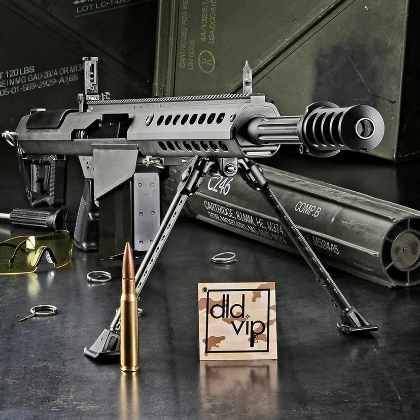 Barrett M107A1 .50BMG 20" Tungsten Cerakote Fluted - 1