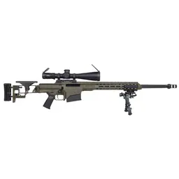 Barrett MRAD Deployment Kit Bolt-Action Rifle 338 Lapua & 7.62x51 Barrels, ODG Cerakote, Leupold MK5 7-35 Scope, Pelican Case - 1