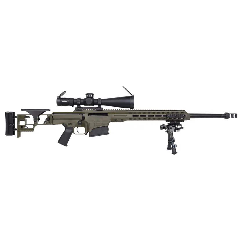 Barrett MRAD Deployment Kit Bolt-Action Rifle 338 Lapua & 7.62x51 Barrels, ODG Cerakote, Leupold MK5 7-35 Scope, Pelican Case - 1