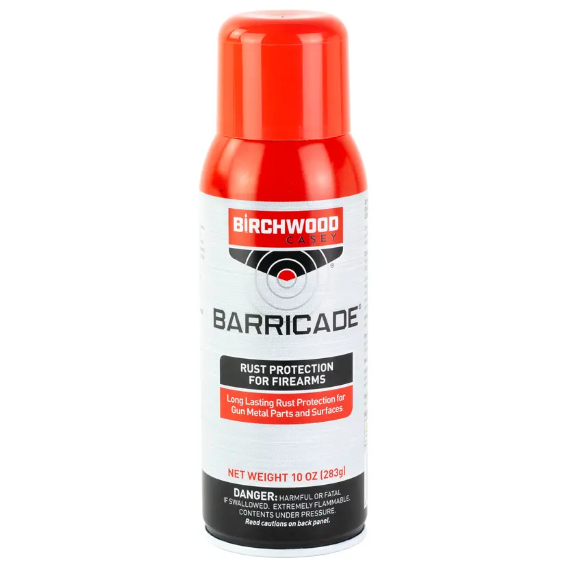 Birchwood Casey Barricade Rust Preventative Aerosol 10oz – Rust Protection Spray for Cleaning Equipment - 1
