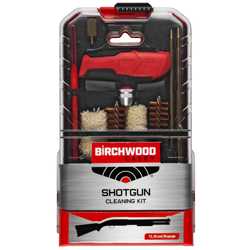 Birchwood Casey Universal 17-Piece Shotgun Cleaning Kit with Custom Handle - 1