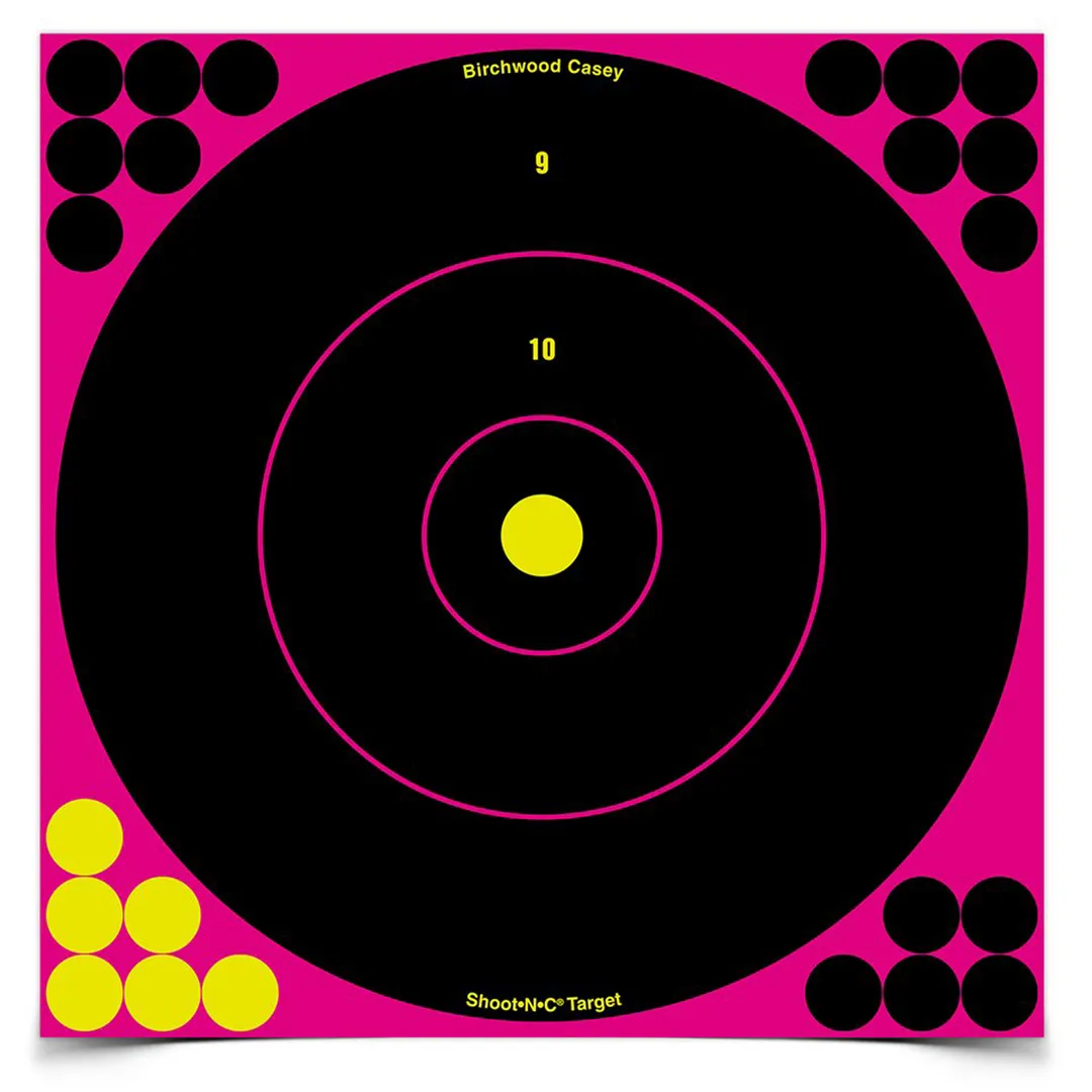 Birchwood Casey Shoot-N-C 12" Round Bullseye Targets 5-Pack