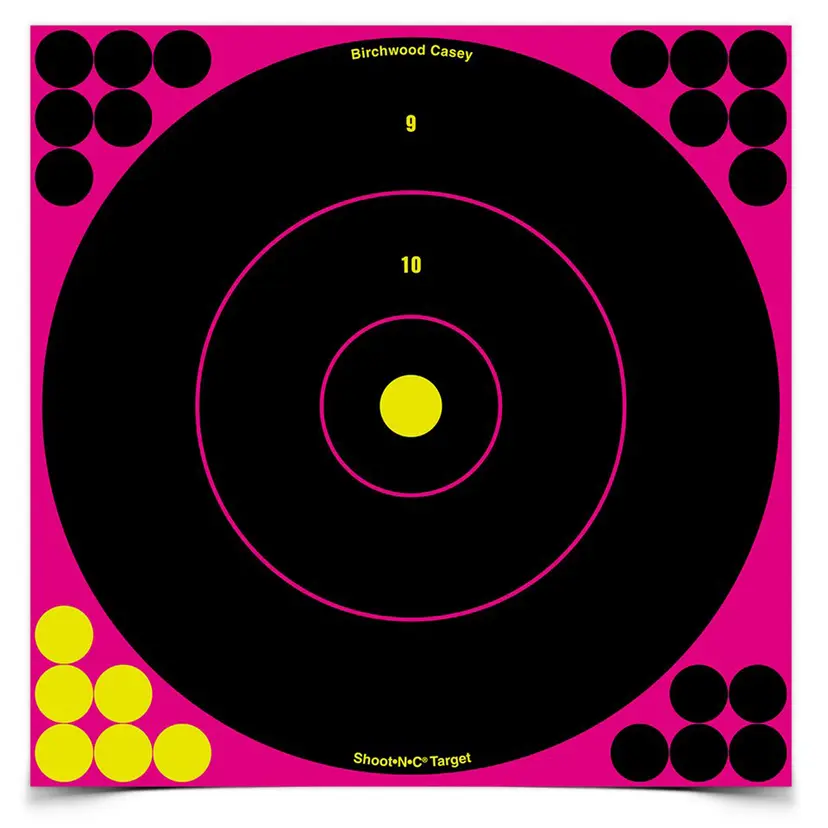 Birchwood Casey Shoot-N-C 12" Round Bullseye Targets 5-Pack - 1