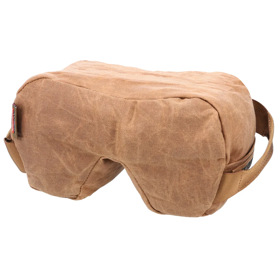 Birchwood Casey Steady Shot Foxtrot Large Ultralight Shooting Bag – Waxed Canvas Tan