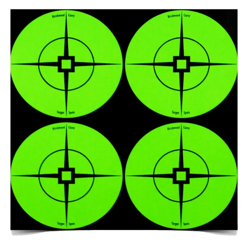 Birchwood Casey Target Spots Green 3 Inch Adhesive Targets – 40 Pack - 1