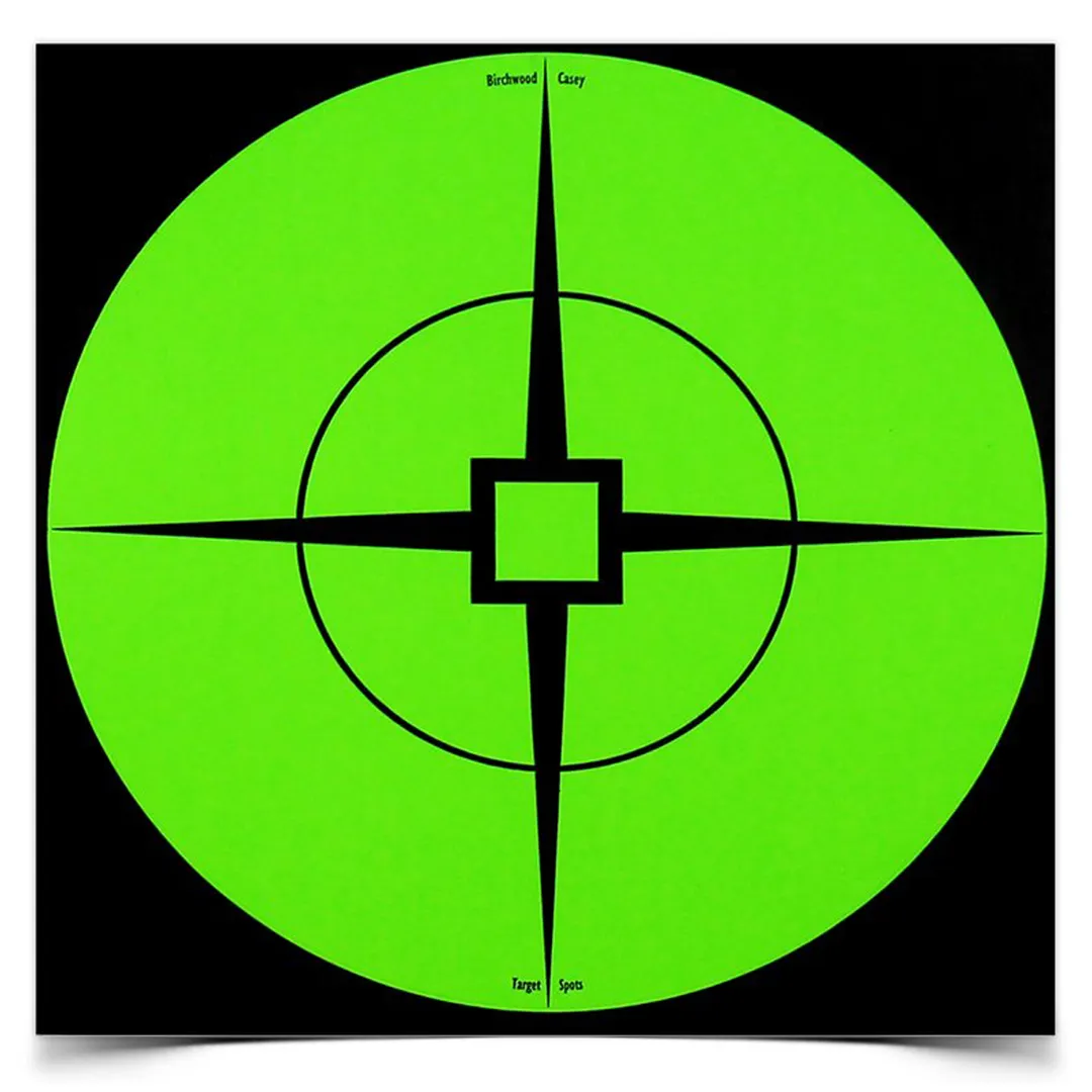 Birchwood Casey Target Spots Green 6" Shooting Targets – 10 Pack