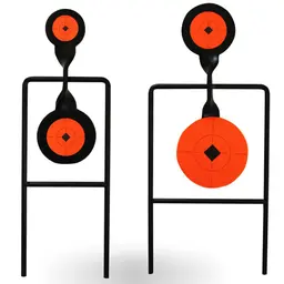 Birchwood Casey World of Targets Super Double Mag Spinner Target for Up to .44 Mag - 2