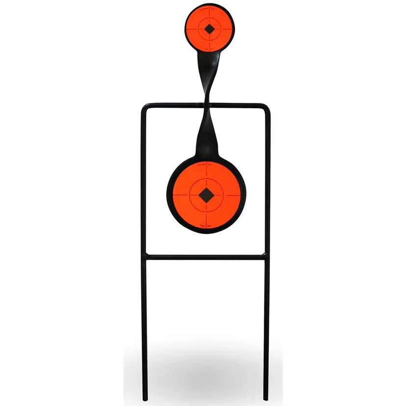 Birchwood Casey World of Targets Sharpshooter Spinner Target – .22 Dual Action Spinning Target - 1