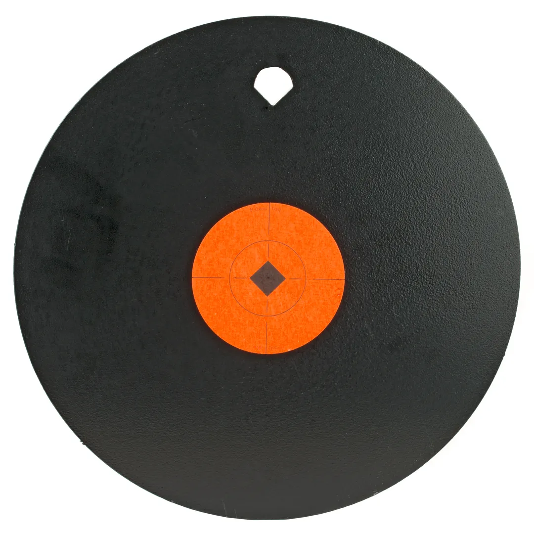 Birchwood Casey 10" AR500 Steel Gong Target 3/8" Single Hole – Durable Shooting Target
