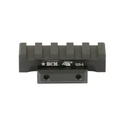 Bravo Company BCM A/T 525-5 Optic Riser for Picatinny Rail, 2.125" Length, 0.525" Height, Anodized Black - 3