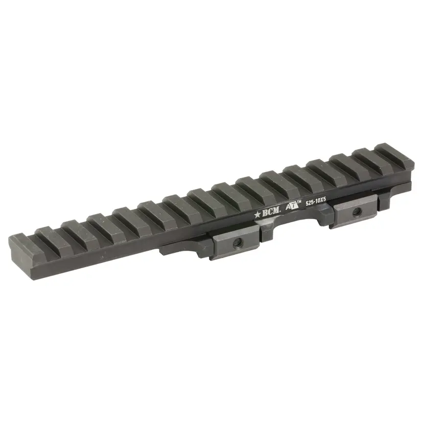 Bravo Company BCM A/T 525-10X5 Optic Riser for Picatinny Rail, 6.125" Length, 0.525" Height, Anodized Black - 1