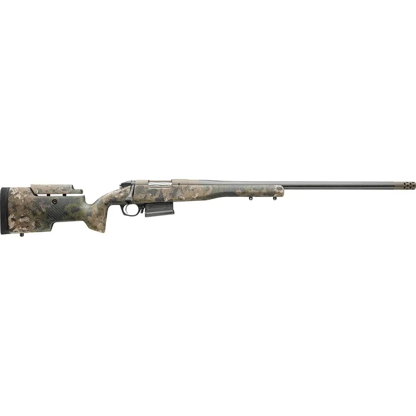 Bergara Premier Divide 6.5 Creedmoor Bolt Action Rifle 24" Carbon Fiber Barrel, 5rd, Cerakote, Erosion Rogue Camo - 1