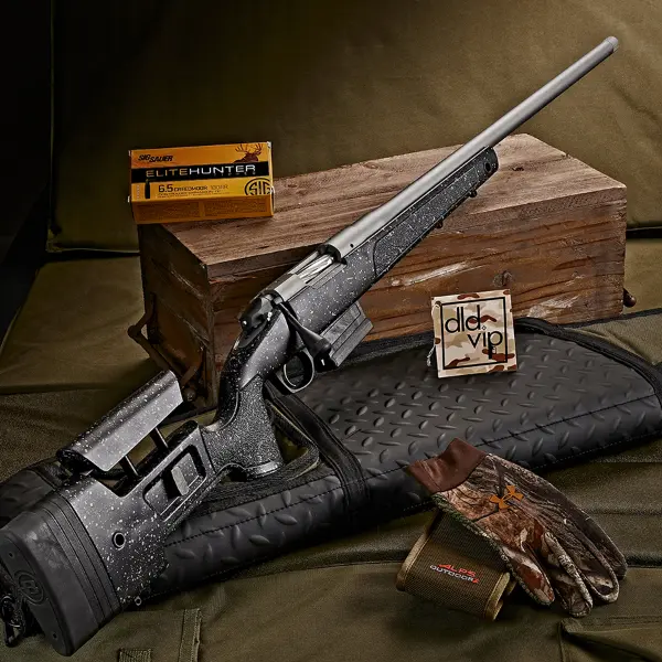 Bergara Premier HMR Pro 6.5 Creedmoor 24" Gray Cerakote w/ Mini-Chassis - 1