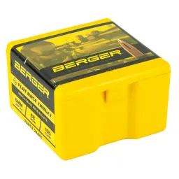 Berger .243 68 Grain Target FB Bullets 100 Count – 6MM/243 Winchester Flat Base Hollow Point Reloading Supplies - 2