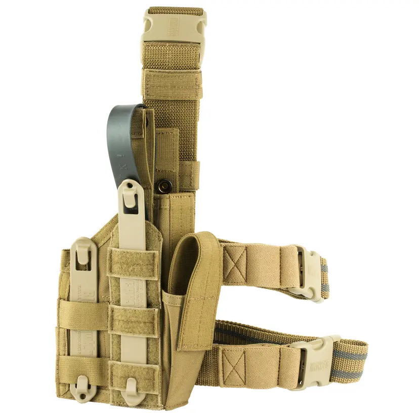 BLACKHAWK Omega VI Ultra Universal Holster with Light/Laser, Ambidextrous, Coyote Tan - 1