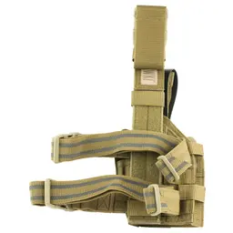 BLACKHAWK Omega VI Ultra Universal Holster with Light/Laser, Ambidextrous, Coyote Tan - 2