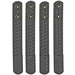 Bianchi 7906 AccuMold Elite Black Belt Keeper 4 Pack for Uniform Belts - 1