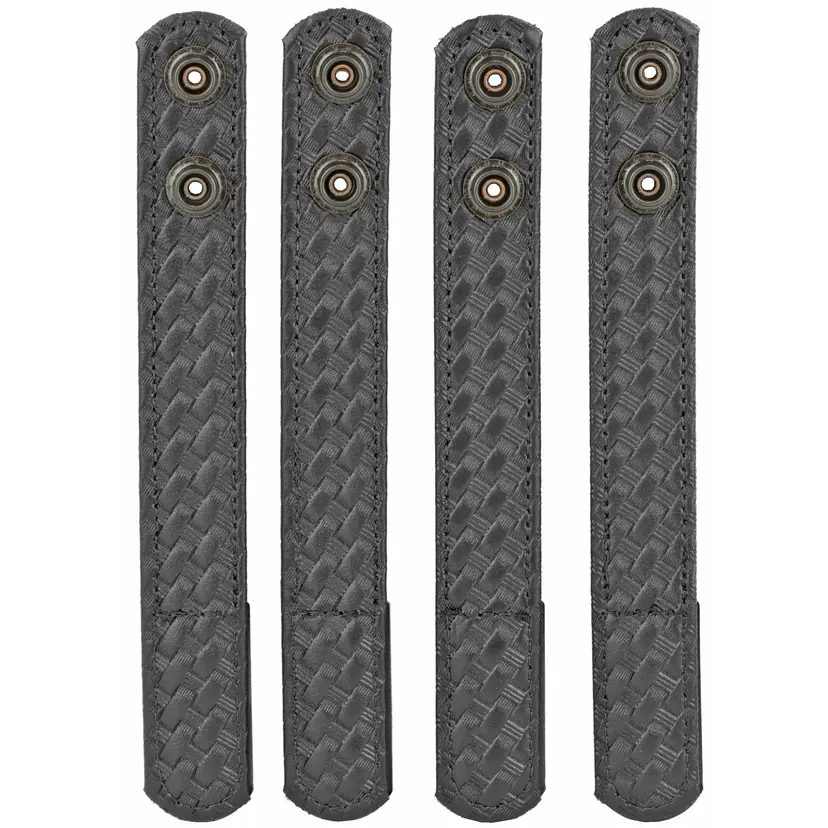 Bianchi 7906 AccuMold Elite Black Belt Keeper 4 Pack for Uniform Belts - 1