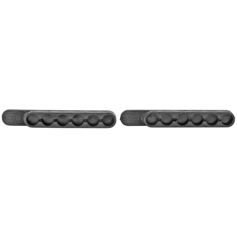 Bianchi Model 585 Speed Strip 12-Pack for .38/.357 Revolvers – Urethane Speedloaders, Black - 1
