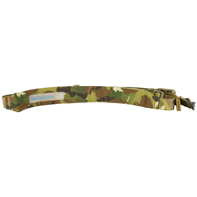 Blue Force Gear Vickers Padded 2-Point Combat Sling with Push Button Swivels, MultiCam, 54" Adjustable - 1