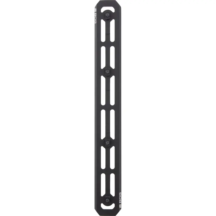 BOG 12" ARCA Swiss Tripod Plate – Black Aluminum M-LOK Mount for Bipods & Accessories - 1