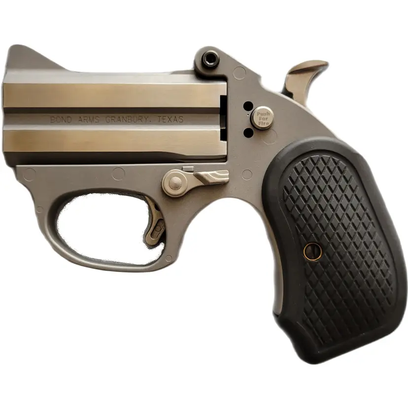 Bond Arms Honey-B Derringer 380 ACP 3" Stainless Steel Sub-Compact Handgun with Extended Grip - 1