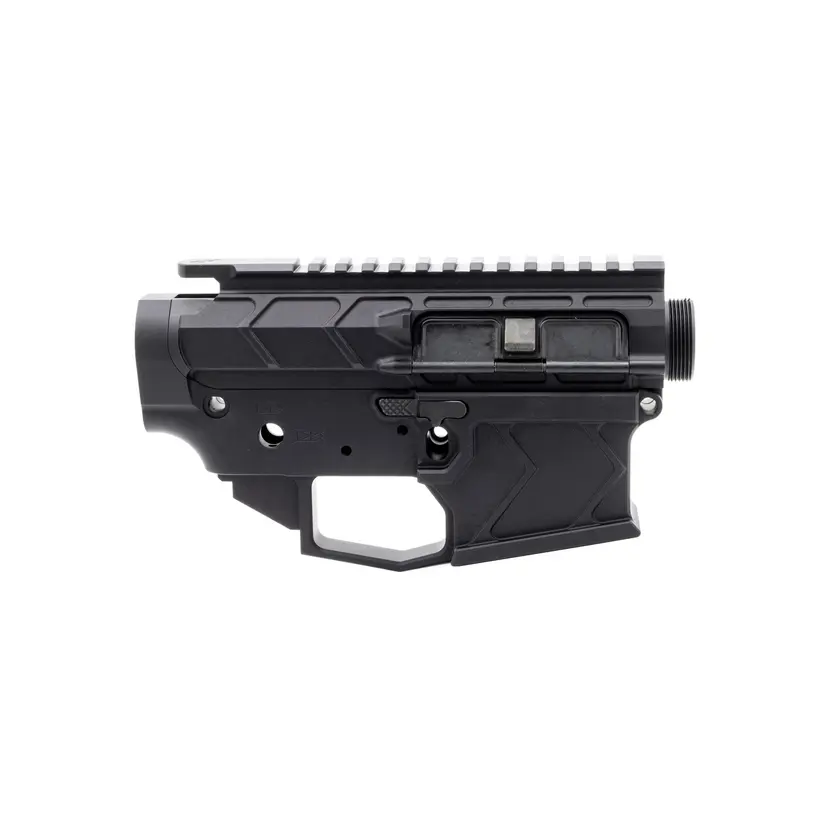 Bootleg Ambi AR-15 Receiver Set Black – Stripped Upper/Lower, 223/5.56, Anodized, Ambidextrous - 1