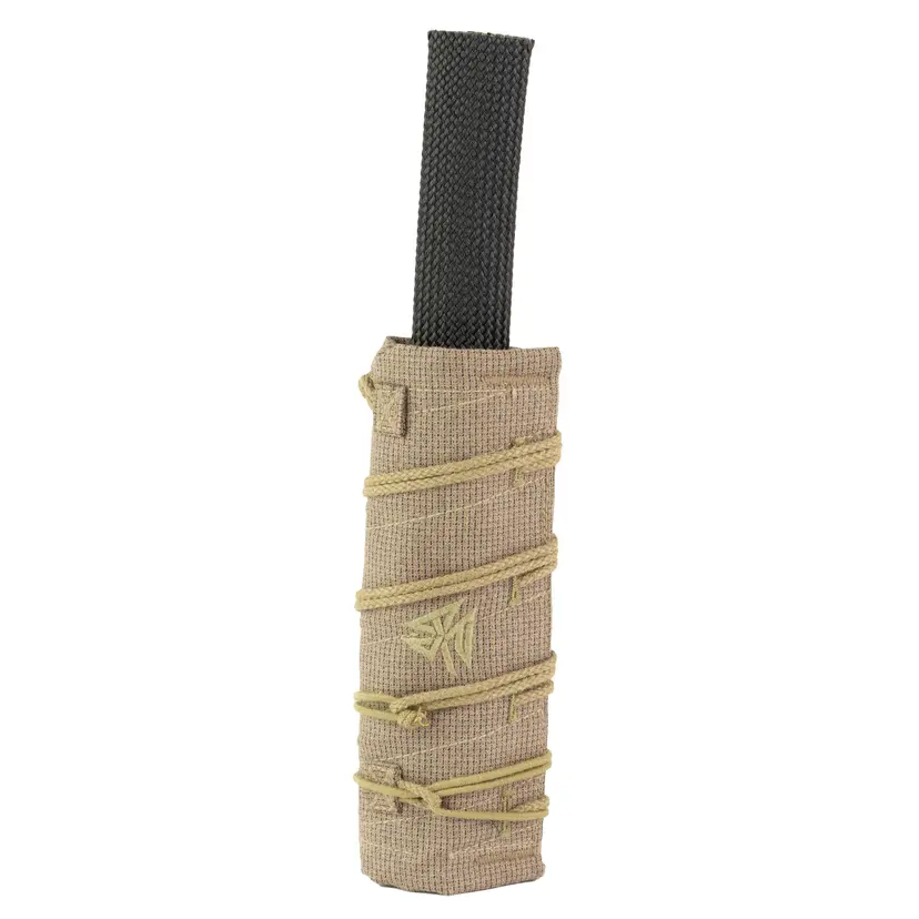Burn Proof Gear Suppressor Cover Heavy 7.5x1.5 Inch FDE – Durable Heat Shield for Muzzle Devices - 1