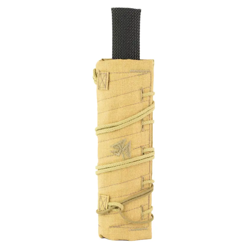 Burn Proof Gear Heavy Suppressor Cover 8.5x1.5 Inch Wheat Tan – Durable Heat Shield for Barrels & Muzzle Devices - 1