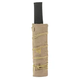 Burn Proof Gear Heavy Suppressor Cover 9x1.5 Inch Flat Dark Earth – Durable Heat-Resistant FDE Sleeve - 1