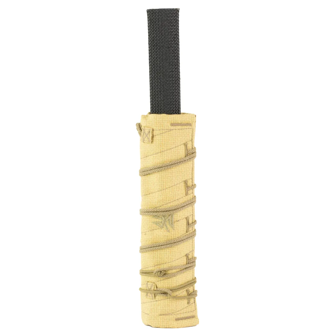 Burn Proof Gear Suppressor Cover Heavy 9.5x1.5 Inch Wheat Tan – Durable Heat Shield for Barrels & Muzzle Devices