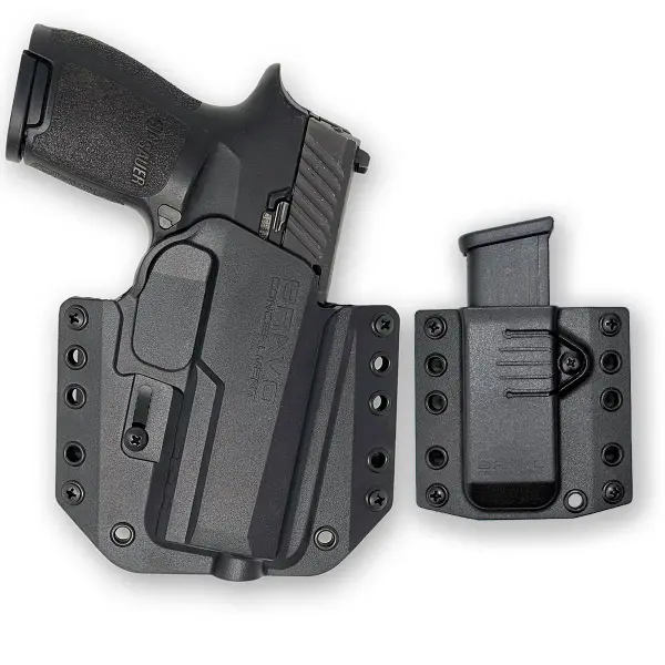 Bravo Concealment BCA 3.0 OWB Holster + Mag Pouch for Sig Sauer P320 Compact/Carry 9/40 RH - 1