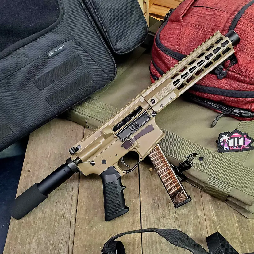 Brigade Manufacturing BM-9 9mm 9" FDE Cerakote NB - 1