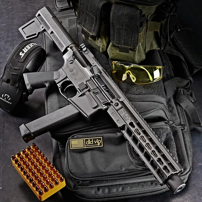 Brigade Manufacturing BM-9 9mm 9" Graphite Cerakote - 1