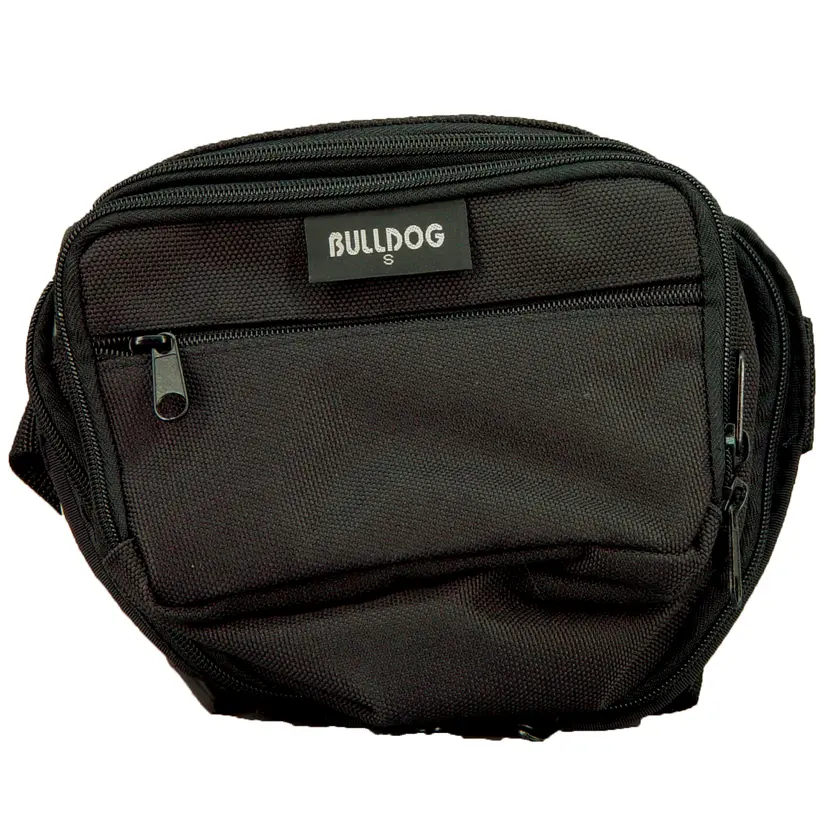 Bulldog Small Black Fanny Pack Holster – Concealed Carry Gun Case Bag - 1
