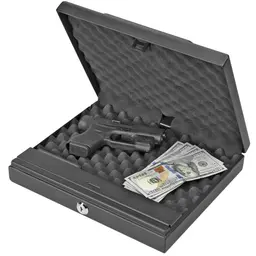 Bulldog Magnum LED Digital Vault Safe 11.5x9.75x2.5 Black with Security Cable - 2