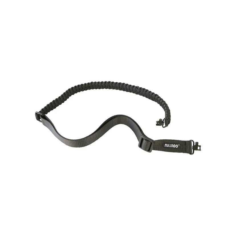 Bulldog Paracord Rifle Sling with Deluxe Locking Swivels, Black Poly Oxford Nylon - 1