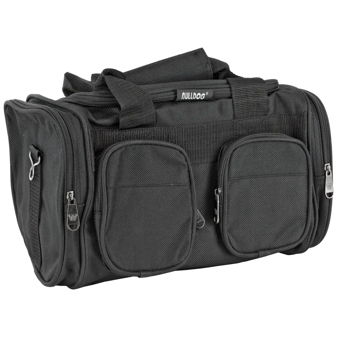 Bulldog Nylon Range Bag with Strap Black – Durable Soft Gun Case for Shooting Gear