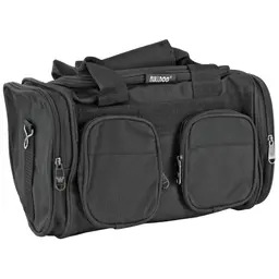 Bulldog Nylon Range Bag with Strap Black – Durable Soft Gun Case for Shooting Gear - 1