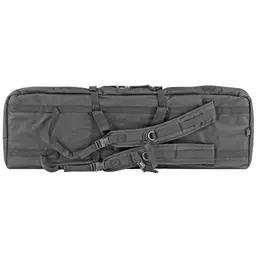Bulldog Tactical Double Rifle Case 37" Black Nylon – Soft Gun Bag for Two Rifles - 2